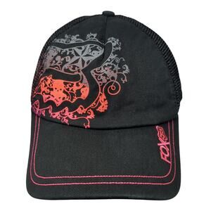 Fox Snapback Mesh Back Trucker Hat Multicolor One Size Adjustable